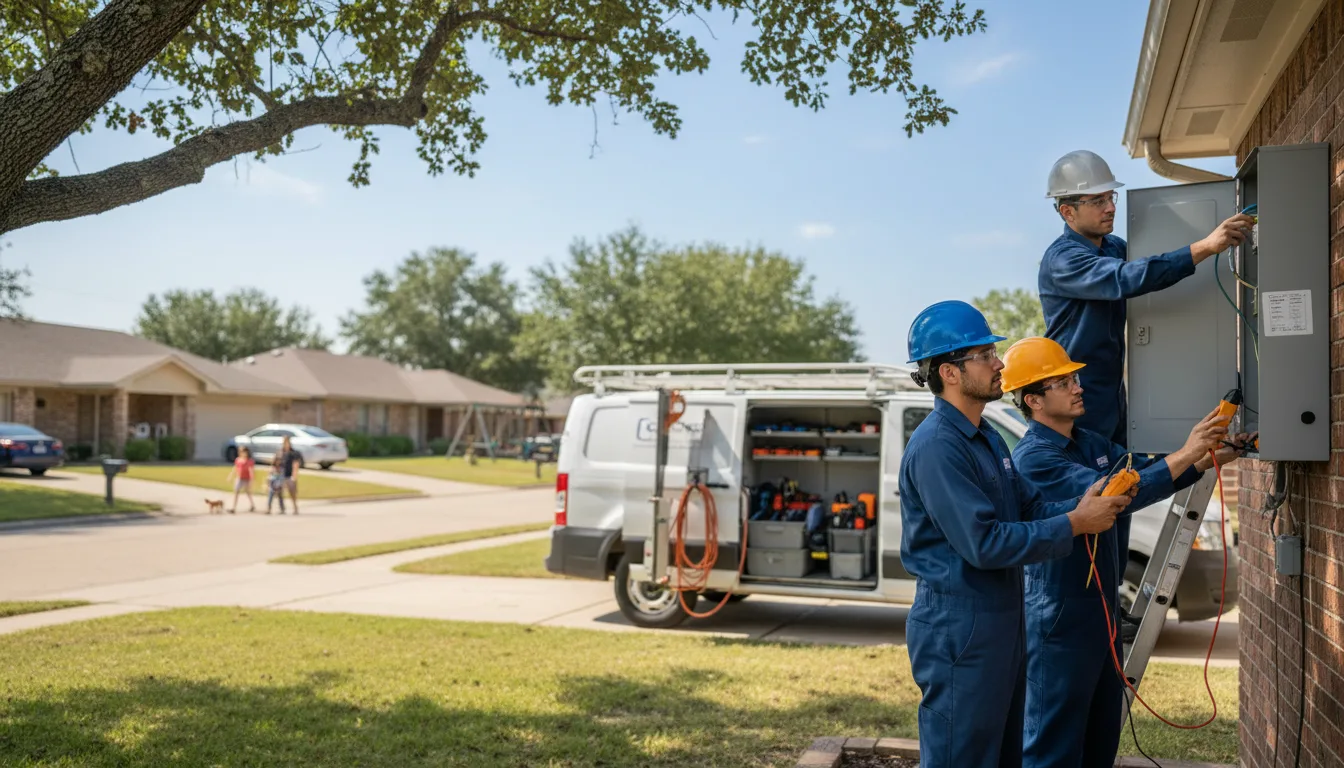 Certified electrician providing emergency electrical services in La Plata, MD
